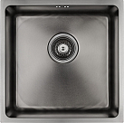 Мойка Paulmark Lassan вороненая сталь атласная