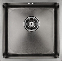 Мойка Paulmark Lassan вороненая сталь атласная