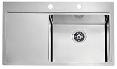 Мойка Alveus Pure 50R нержавеющая сталь матовая, чаша справа
