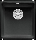 Мойка Blanco SUBLINE 375-U керамика отводная арматура InFino® черный