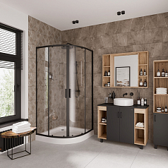 Душевое ограждение Niagara NG-6806-08 black