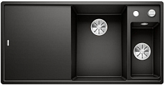 Мойка Blanco AXIA III 6 S чаша справа, доска ясень клапан-автомат InFino® черный