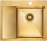 Мойка Paulmark Alster R золото брашированное