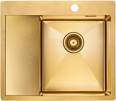 Мойка Paulmark Alster R золото брашированное