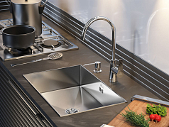 Дозатор Paulmark Sauber Metallum, хром