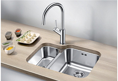 Мойка Blanco SUPRA 340/180-U, чаша справа