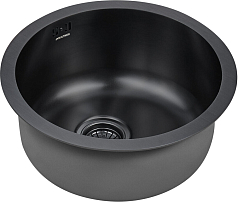 Мойка Paulmark Werra вороненая сталь брашированная