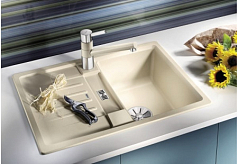 Мойка Blanco Lexa 40 S SILGRANIT PuraDur отводная арматура InFino®