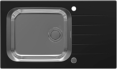 Мойка Alveus Glassix Up 40 черное стекло