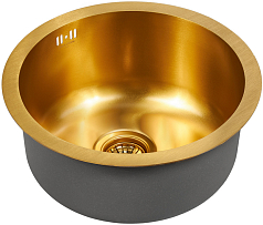 Мойка Paulmark Werra золото брашированное