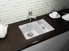 Мойка Flortek Ринг 335/160 песочный