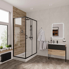 Душевое ограждение Niagara NG-6812-08 black