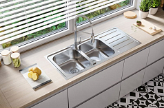 Мойка Alveus Line Maxim 100 нержавеющая сталь атласная 1092001