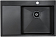 Мойка Paulmark ELDE R вороненая сталь брашированная
