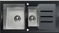 Мойка Tolero TG-920K черное стекло