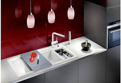 Мойка Blanco AXON II 6 S (чаша справа) керамика клапан-автомат InFino®