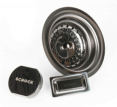 Декоративная фурнитура Schock 629307GUM оружейная сталь