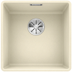 Мойка Blanco SUBLINE 400-F отводная арматура InFino® жасмин