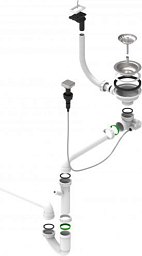 Сифон Alveus 1XQM 114-PPPA POP-UP-K ALB 1132823