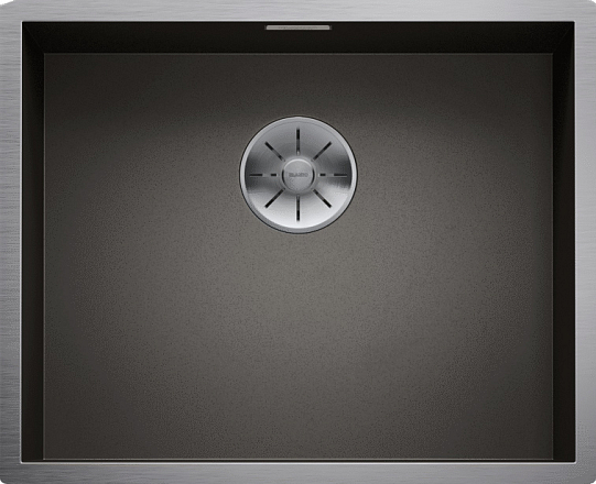 Мойка Blanco ZEROX 500-IF Durinox® отводная арматура InFino® нержавеющая сталь dark steel preview 1