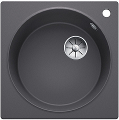 Мойка Blanco ARTAGO 6 отводная арматура InFino® темная скала