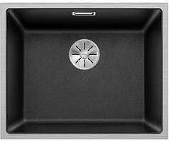 Мойка Blanco SUBLINE 500-IF отводная арматура InFino® антрацит