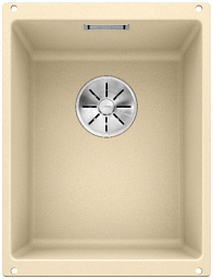 Мойка Blanco SUBLINE 320-U SILGRANIT отводная арматура InFino® шампань