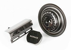 Декоративная фурнитура Schock 629385GUM оружейная сталь