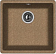 Мойка Flortek Ринг 400 коричневый