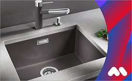 Гранитные мойки Blanco «Темная скала»