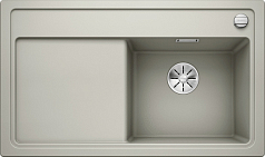Мойка Blanco ZENAR 45S чаша справа, доска стекло клапан-автомат InFino жемчужный