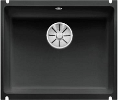 Мойка Blanco SUBLINE 500-U керамика отводная арматура InFino® черный