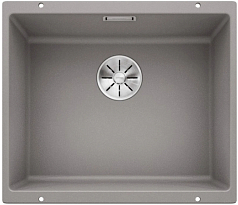 Мойка Blanco SUBLINE 500-U SILGRANIT отводная арматура InFino® алюметаллик