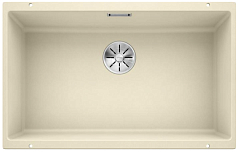 Мойка Blanco SUBLINE 700-U SILGRANIT отводная арматура InFino® жасмин