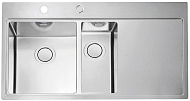 Мойка Alveus Pure Up 60 FI нержавеющая сталь матовая, чаша слева