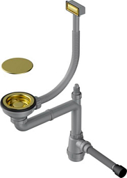 Арматура для одночашевых моек с прямоугольным переливом WK-1C LG