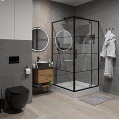 Душевое ограждение Niagara NG-0200-08 black