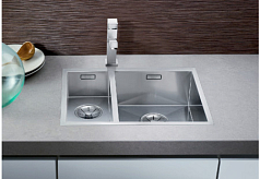 Мойка Blanco Zerox 340/180-IF/N чаша справа нержавеющая сталь зеркальная полировка