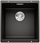 Мойка Blanco SUBLINE 400-U SILGRANIT отводная арматура InFino® черный