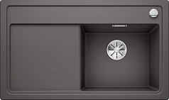 Мойка Blanco ZENAR 45S чаша справа, доска стекло клапан-автомат InFino темная скала