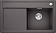 Мойка Blanco ZENAR 45S чаша справа, доска стекло клапан-автомат InFino темная скала