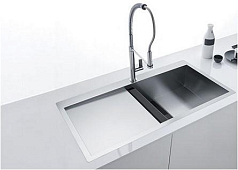 Мойка Franke CLV 214 чаша слева черная