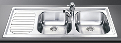 Мойка SMEG LX116S-2