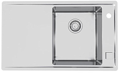 Мойка Alveus Stricto 10R FI нержавеющая сталь матовая, чаша справа
