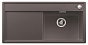 Мойка Blanco ZENAR XL 6S-F чаша справа клапан-автомат InFino® темная скала
