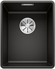 Мойка Blanco SUBLINE 320-F отводная арматура InFino® черный