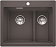 Мойка Blanco PLEON 6 Split SILGRANIT PuraDur темная скала