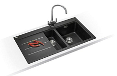 Мойка Franke MTF 651-100 чаша справа, оникс