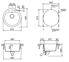 Мойка Schock ECLIPSE 45 CRISTALITE альпина
