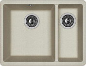 Мойка Flortek Ринг 335/160 серый